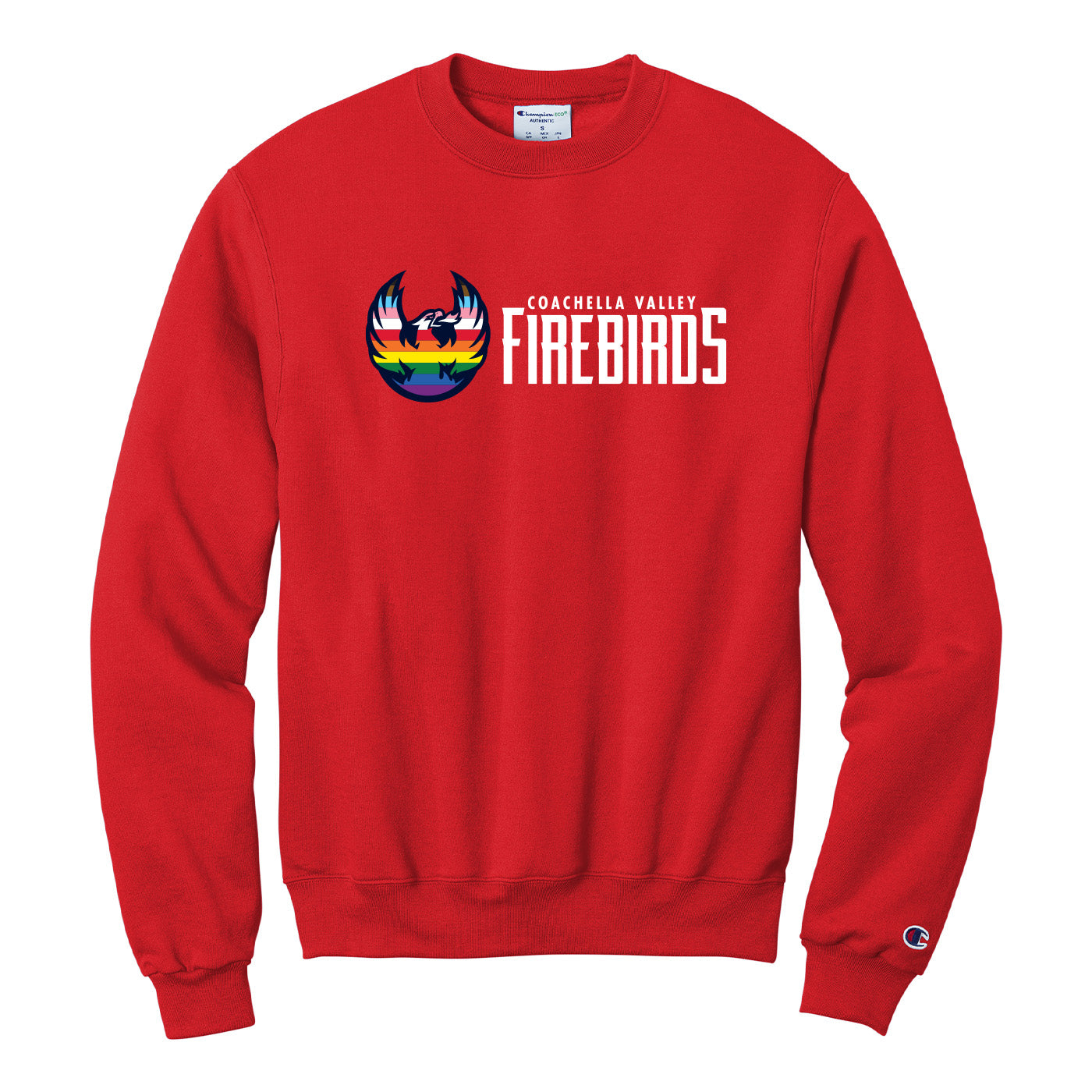 Coachella Valley Firebirds Pride Champion Crewneck