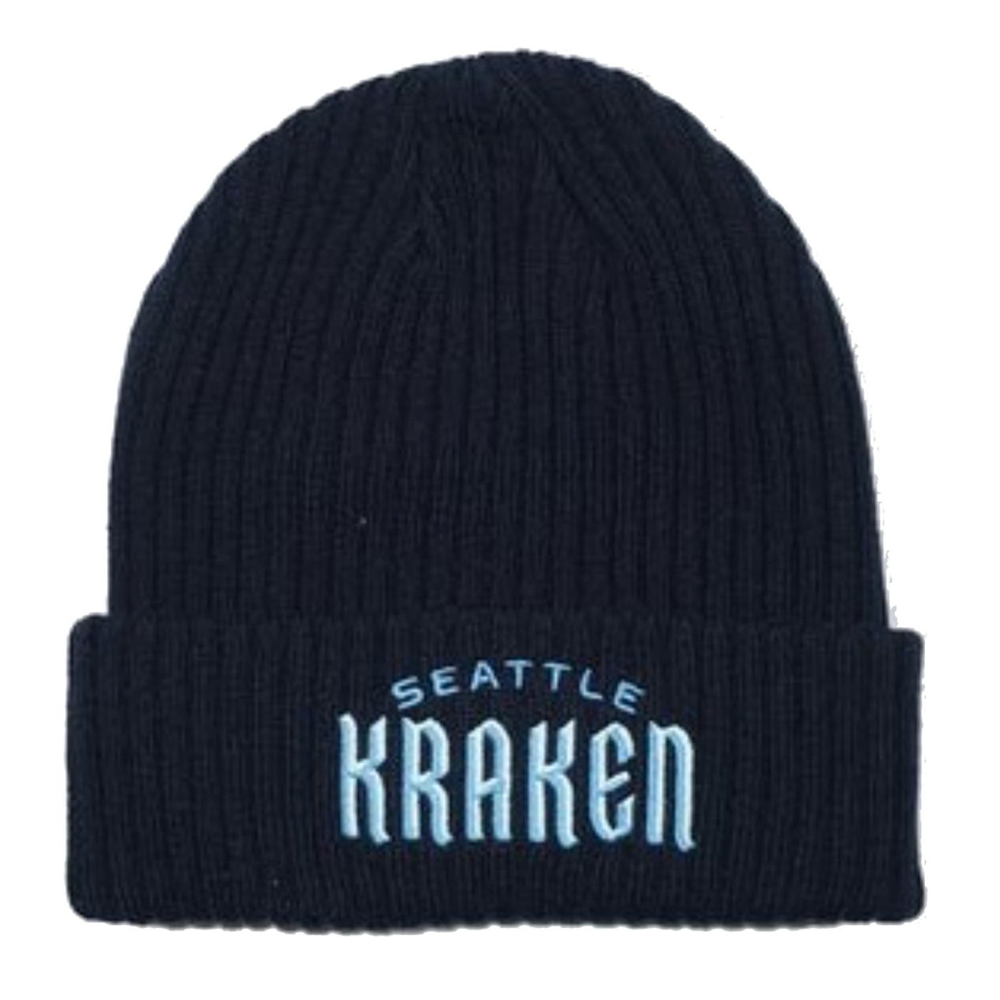 Seattle Kraken Fanatics Navy Wordmark Toque