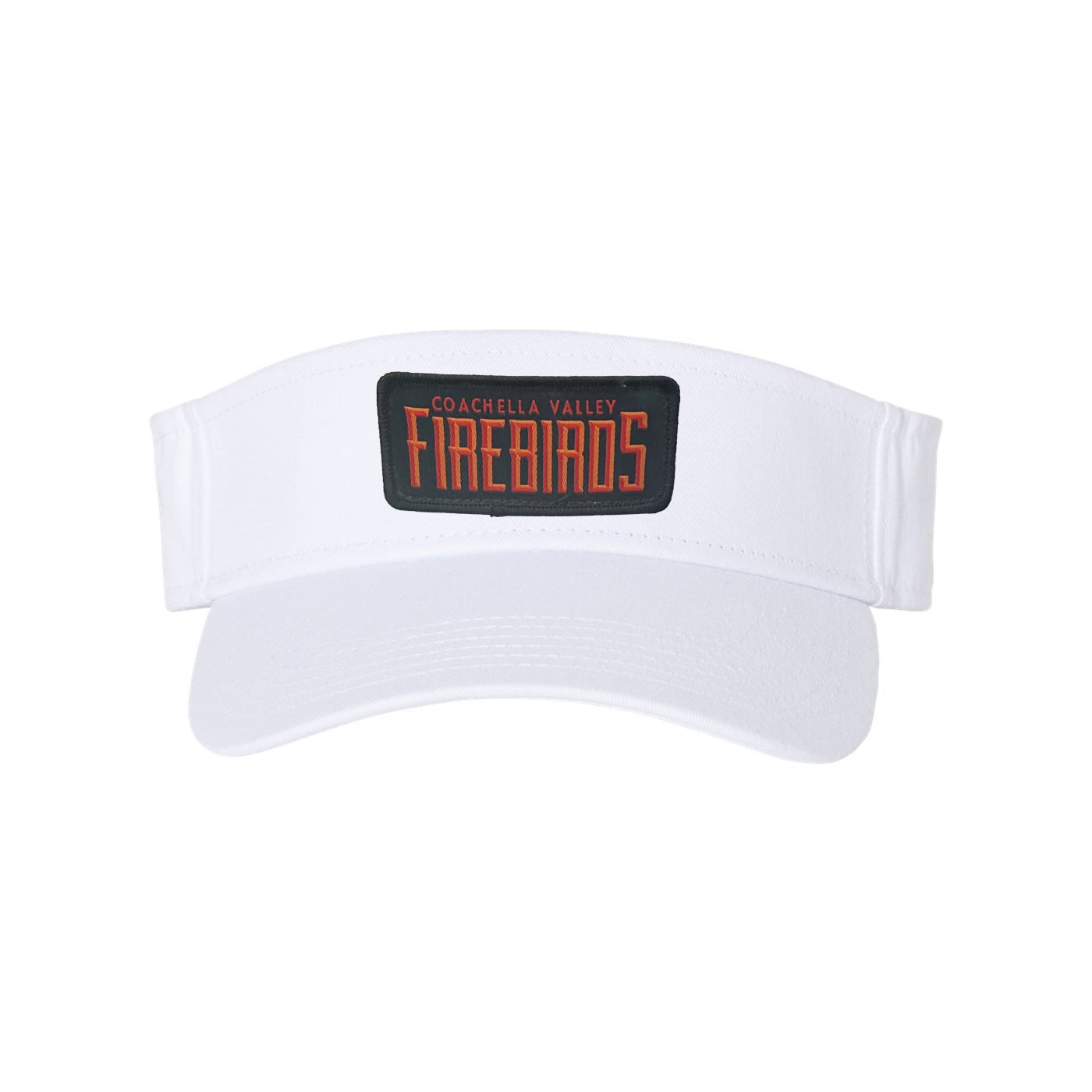 Coachella Valley Firebirds White Wordmark Patch Visor