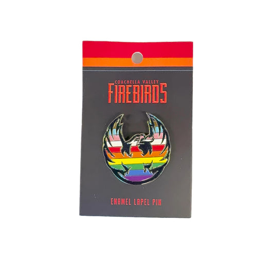 Coachella Valley Firebirds Primary Pride Logo Pin