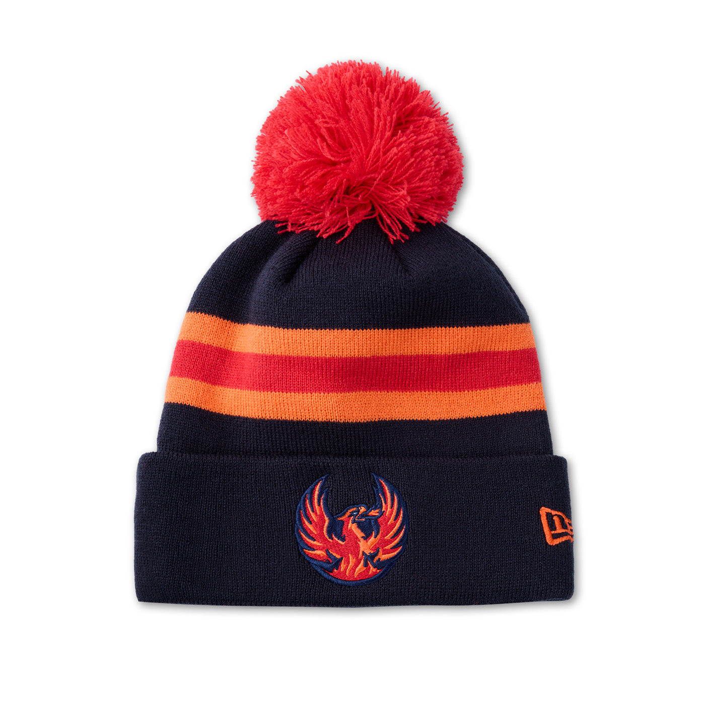 Coachella Valley Firebirds Navy Pom Cuff Beanie