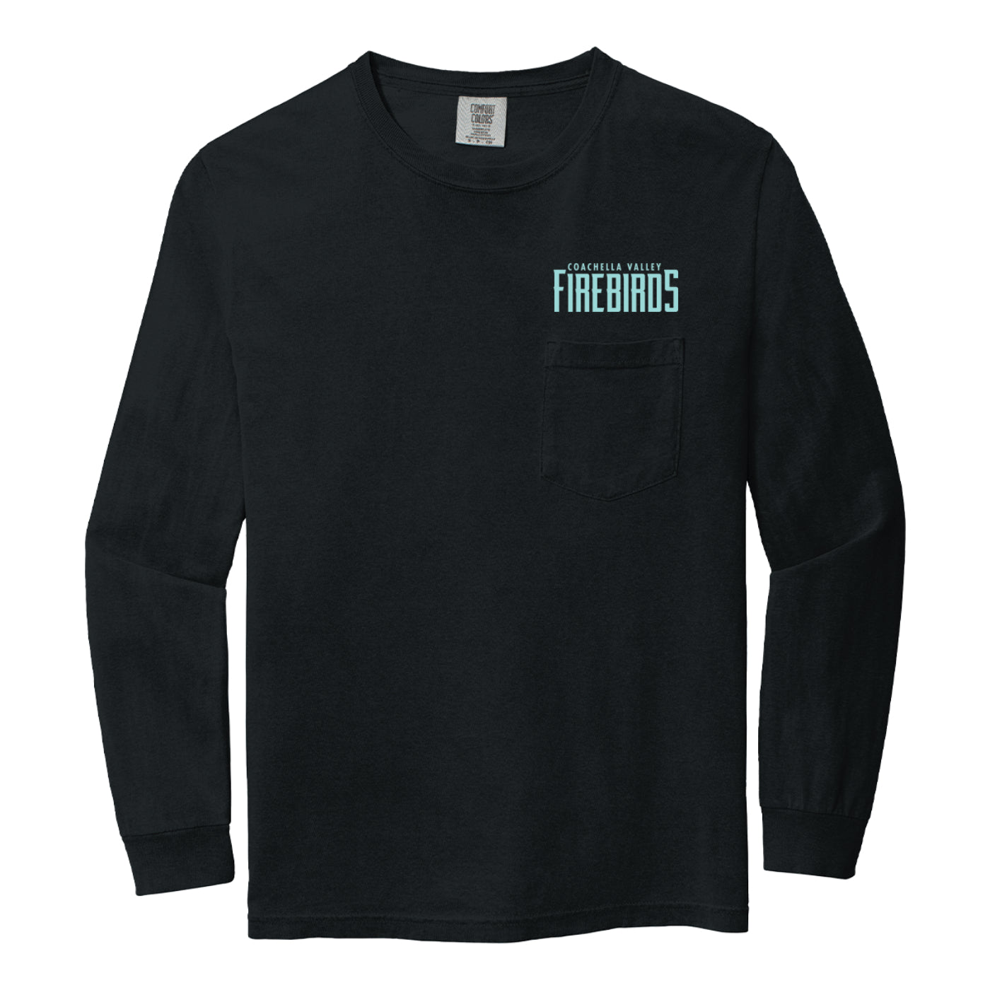 Coachella Valley Firebirds Secondary Comfort Black Long Sleeve Tee