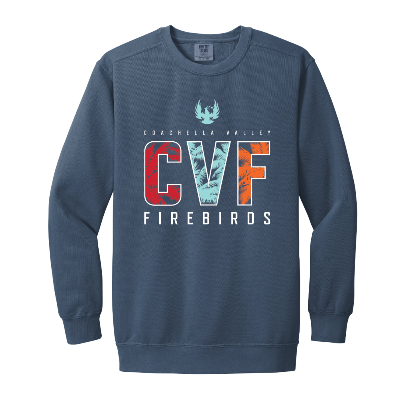 Coachella Valley Firebirds Comfort Blue Crewneck