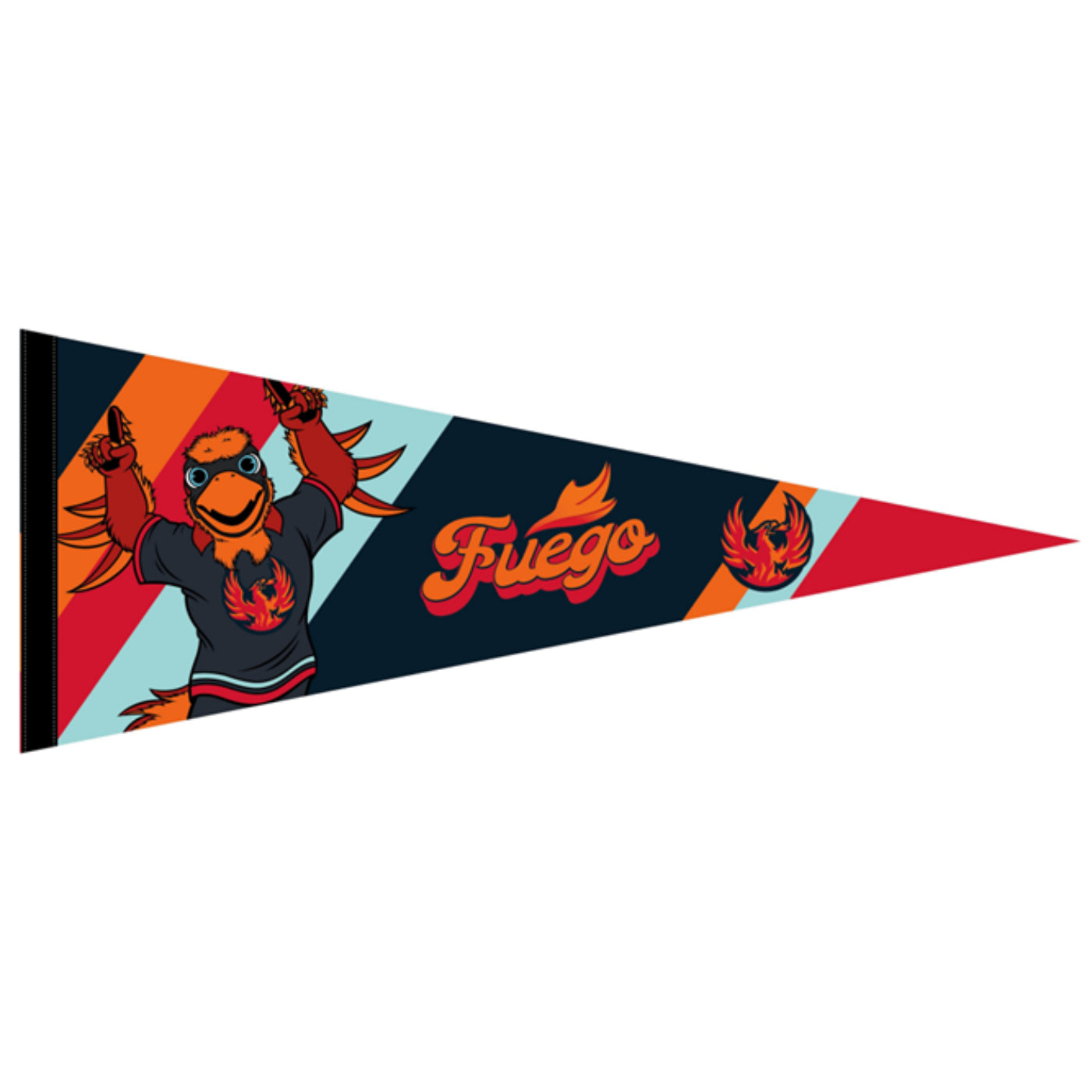 Coachella Valley Firebirds Fuego Felt Pennant