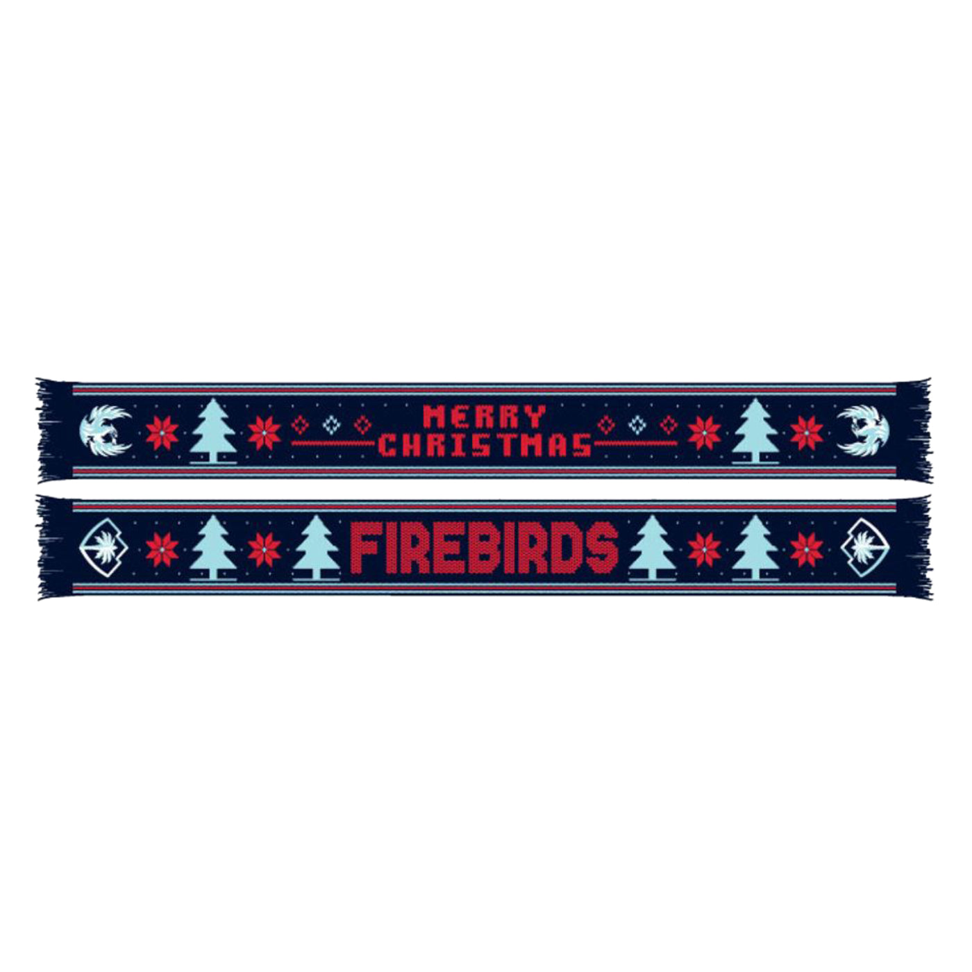 Coachella Valley Firebirds Ugly Christmas Sweater Scarf