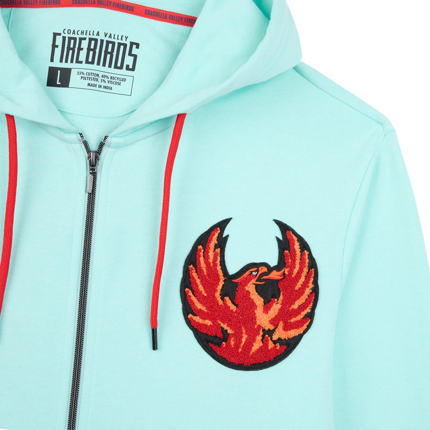 Coachella Valley Firebirds Chenille App Full Zip Hoodie