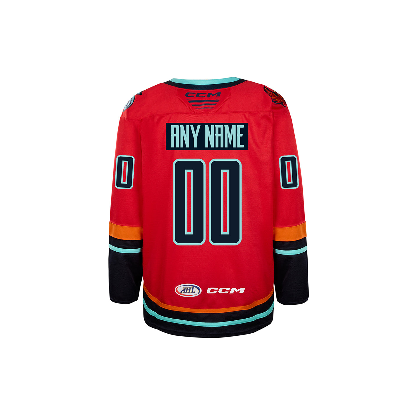 Coachella Valley Firebirds Customized CCM Replica Red Alert Jersey