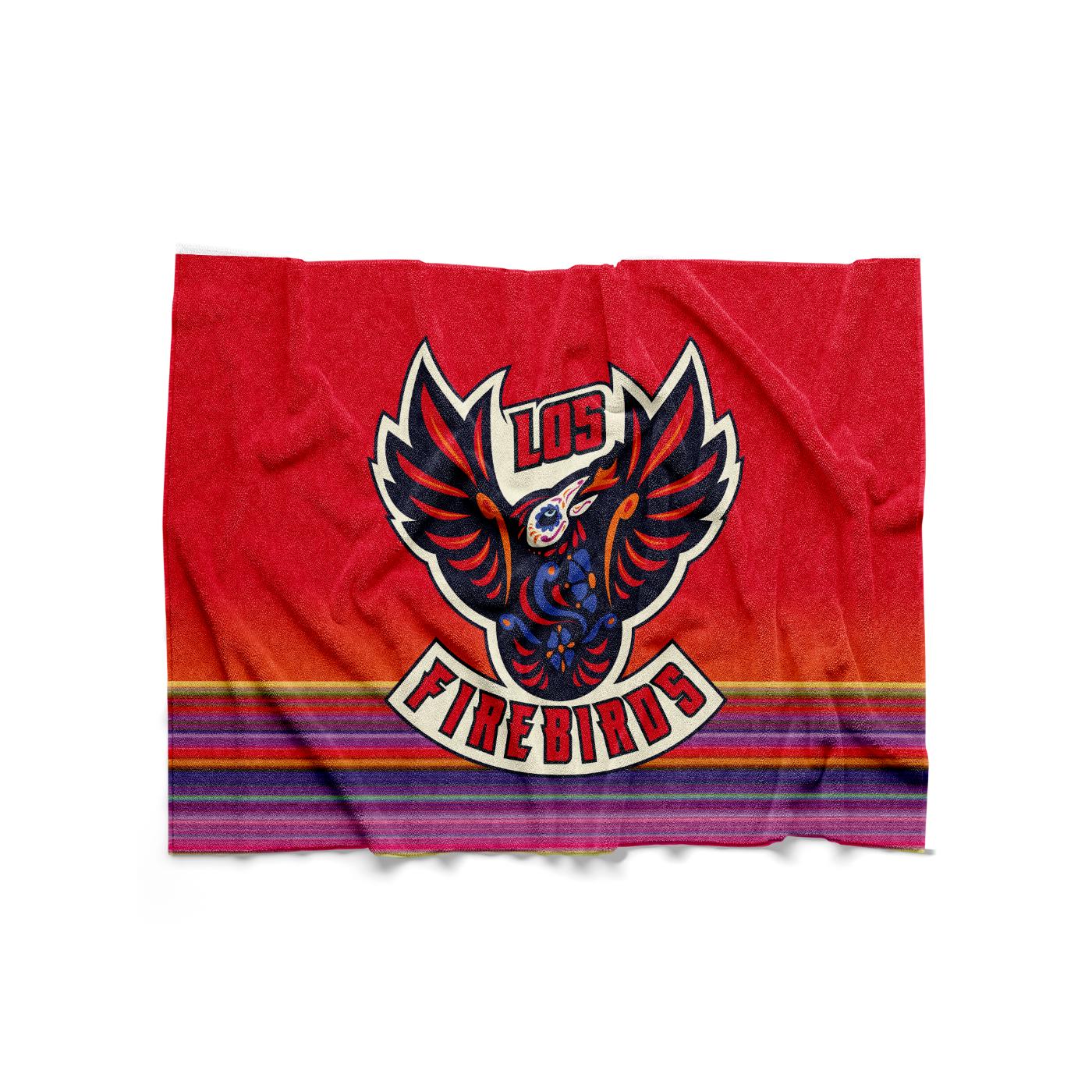 Coachella Valley Firebirds Los Firebirds Bench Clearers Dia de los Muertos Blanket