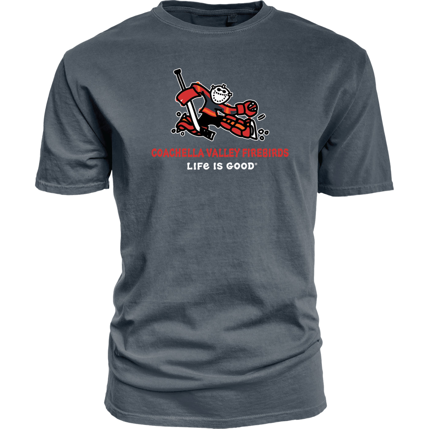 Coachella Valley Firebirds Life is Good Goalie Split Tee