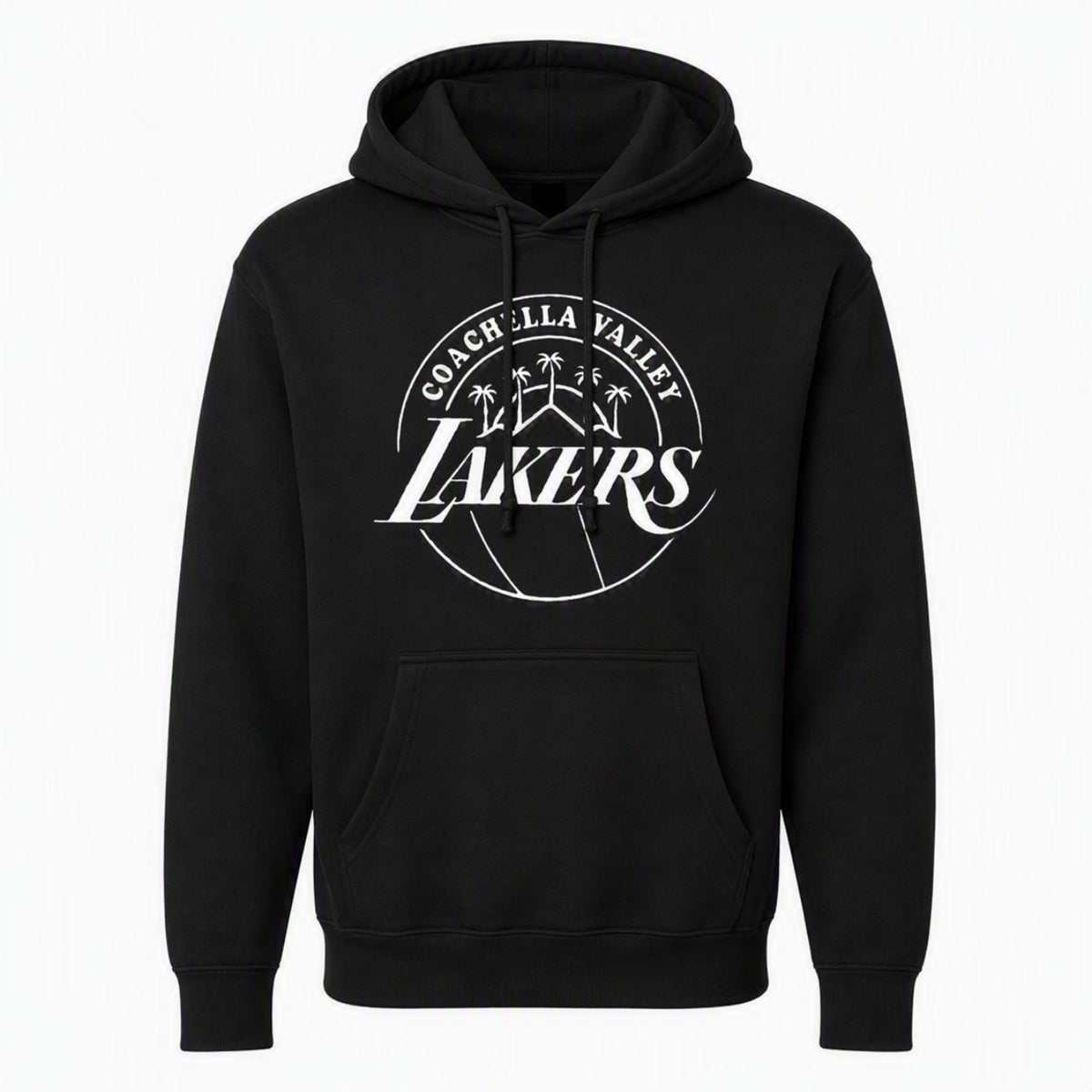 Coachella Valley Lakers Primary White Logo Hoodie