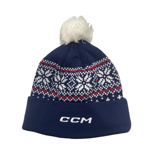 Coachella Valley Firebirds CCM Snowflake Pom Beanie