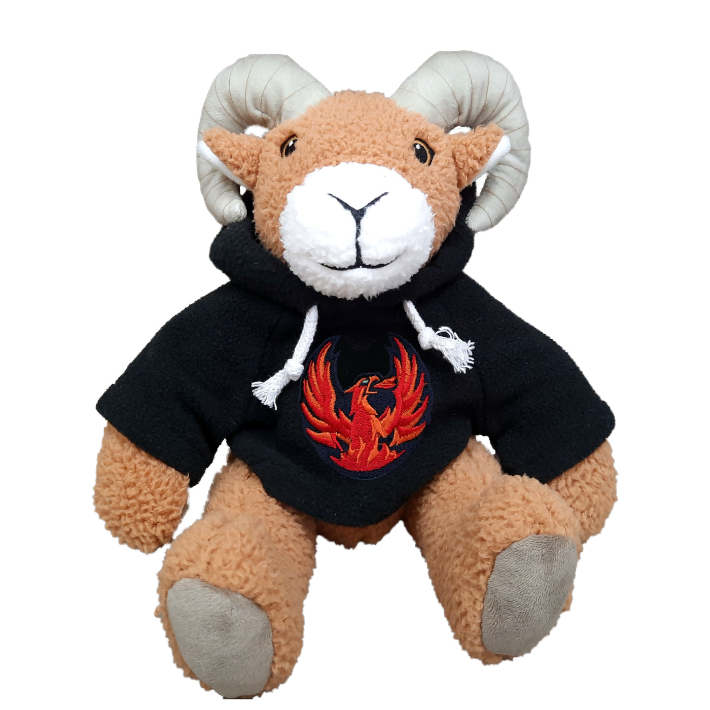 Coachella Valley Firebirds Goat Plush with Black Hoodie