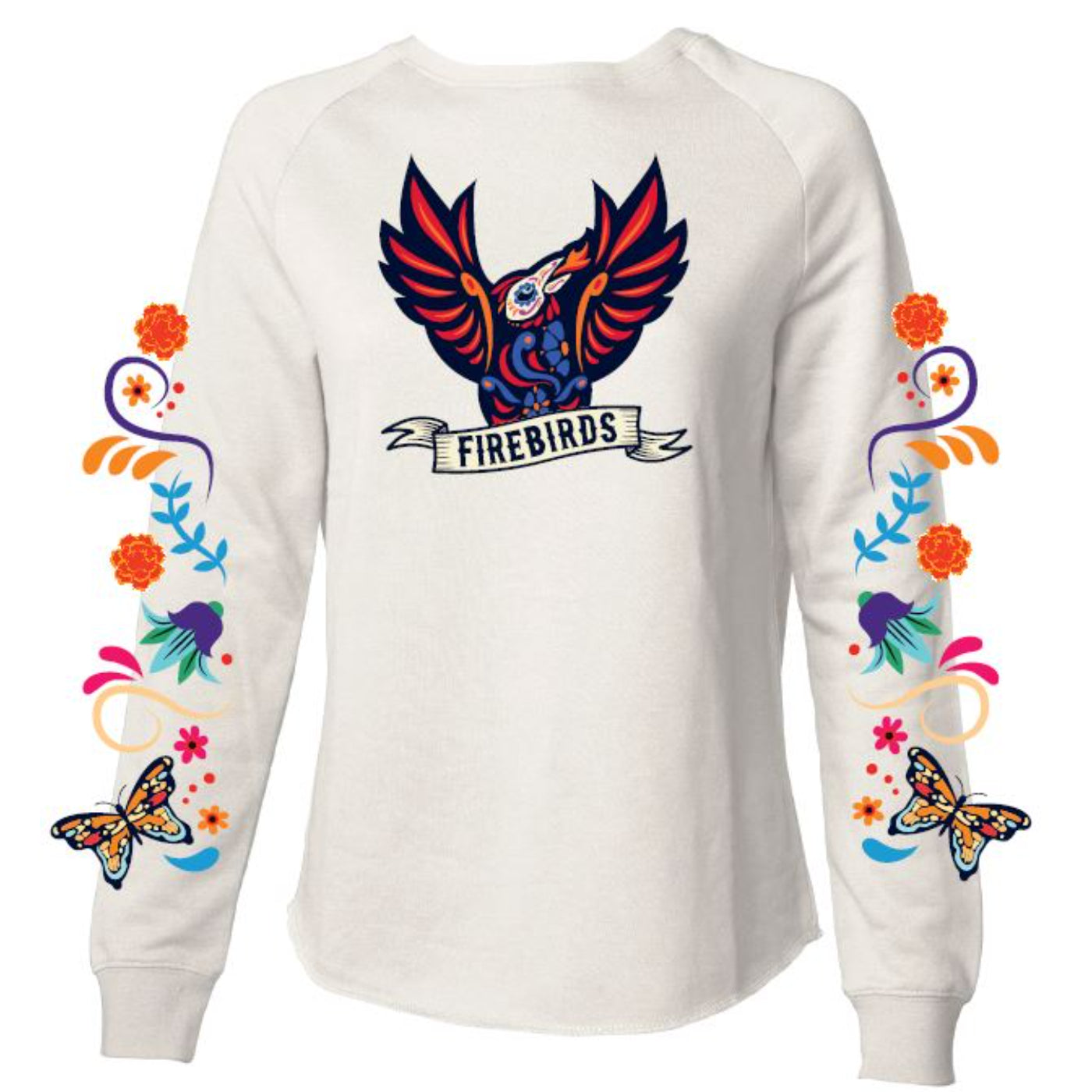 Coachella Valley Firebirds Womens Día de Los Muertos Crewneck
