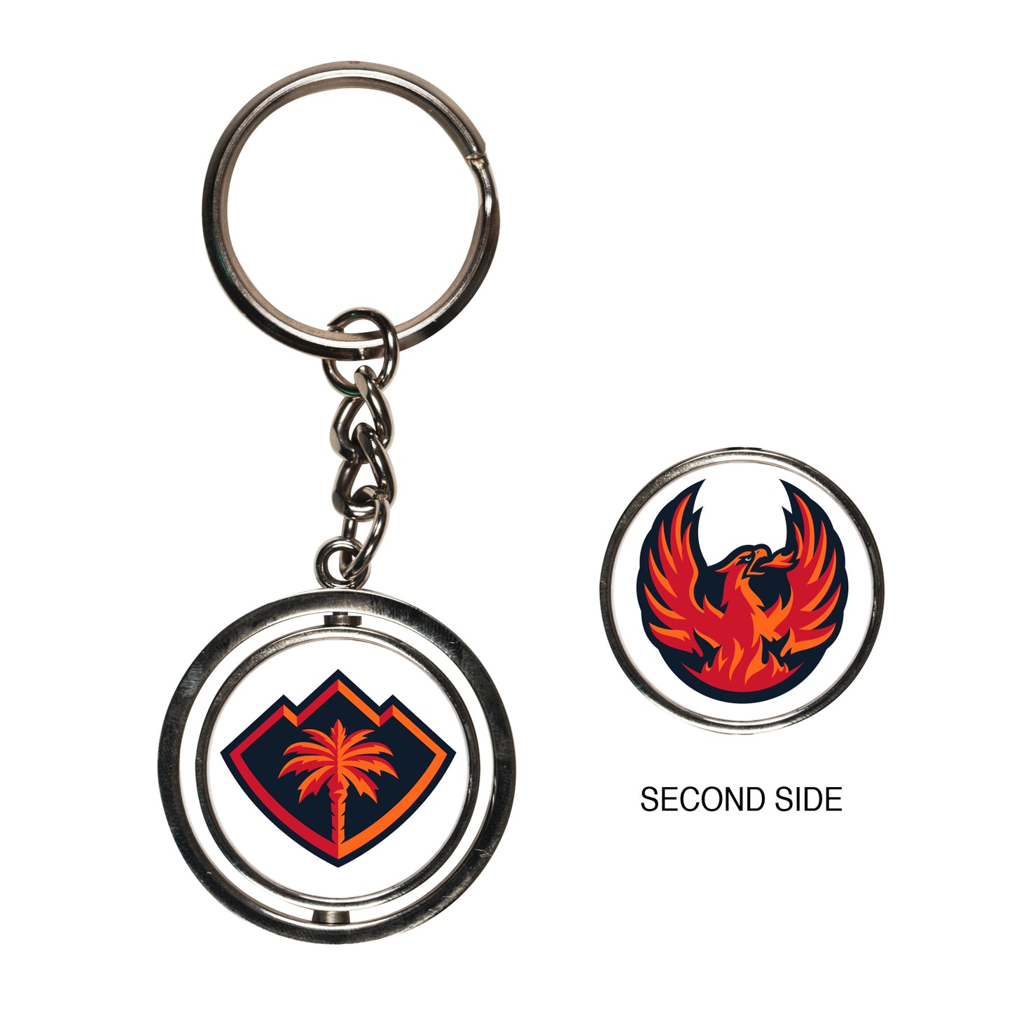 Coachella Valley Firebirds Spinner Keychain