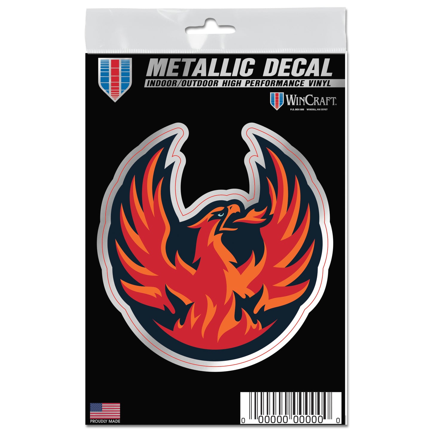 Coachella Valley Firebirds Primary 3x5 Metallic Decal