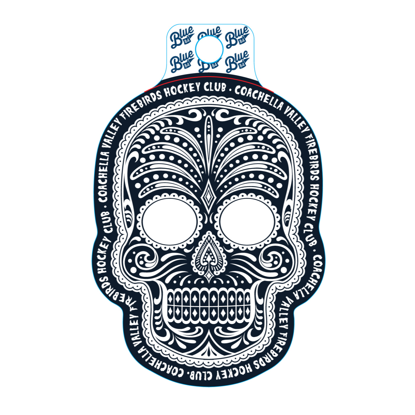 Coachella Valley Firebirds Misift Skull Sticker