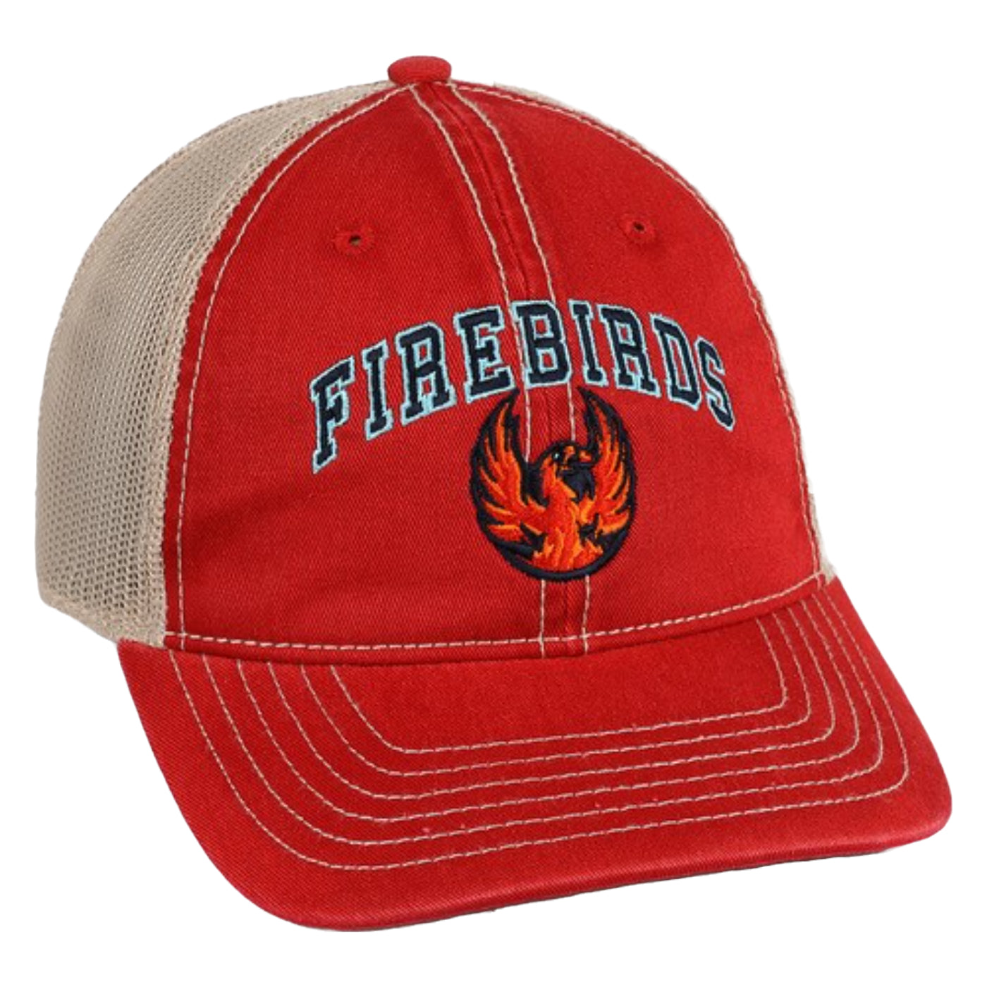 Coachella Valley Firebirds Primary Wharf Red Hat