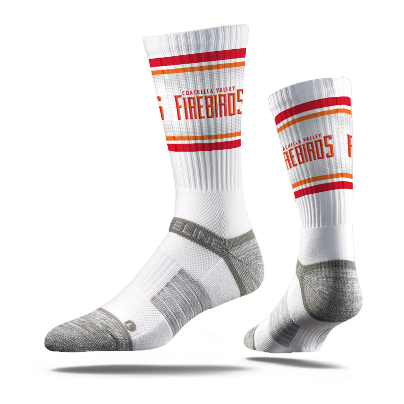 Coachella Valley Firebirds Wordmark White Socks
