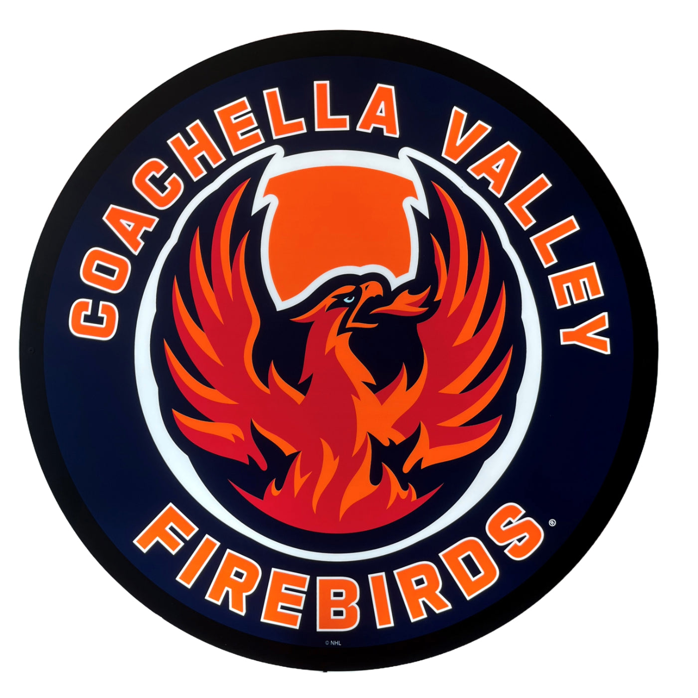 Coachella Valley Firebirds LED Round Sign