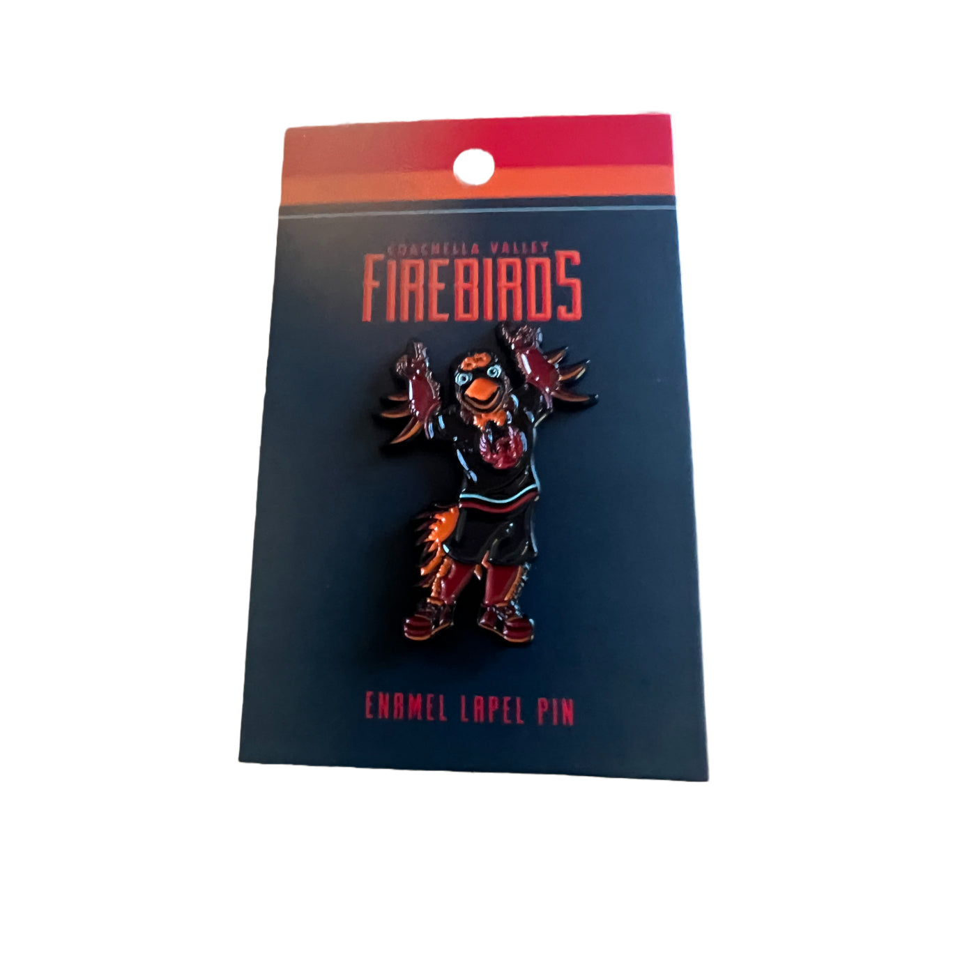 Coachella Valley Firebirds Fuego Outfit Pin