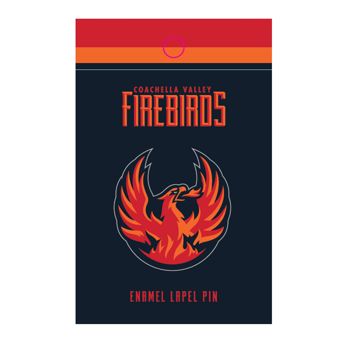 Coachella Valley Firebirds Logo Pin