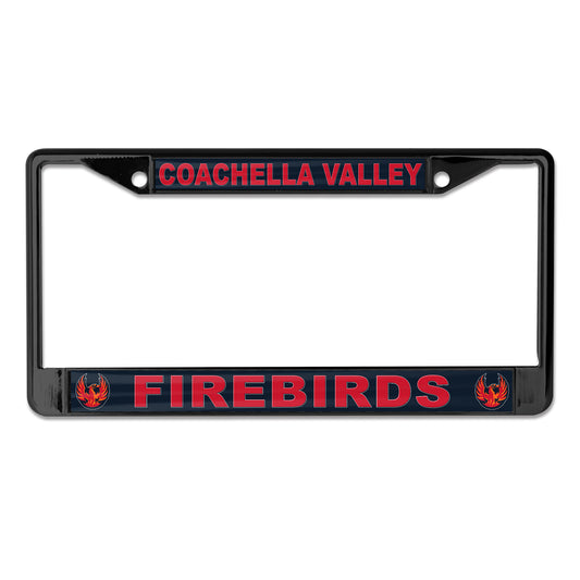 Coachella Valley Firebirds Black License Frame