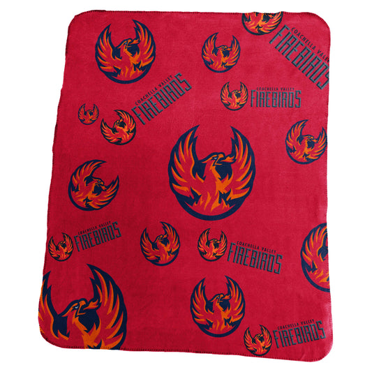 Coachella Valley Firebirds Multi Logo Classic Fleece Blanket