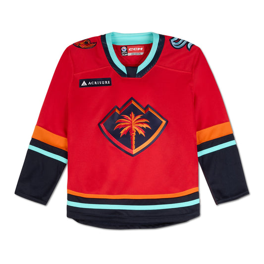 Coachella Valley Firebirds Youth Third Red Alert CCM Jersey