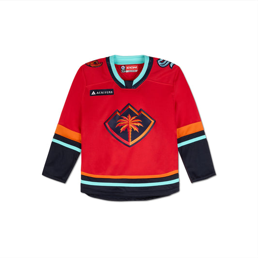 Coachella Valley Firebirds Youth Third Red Alert CCM Jersey