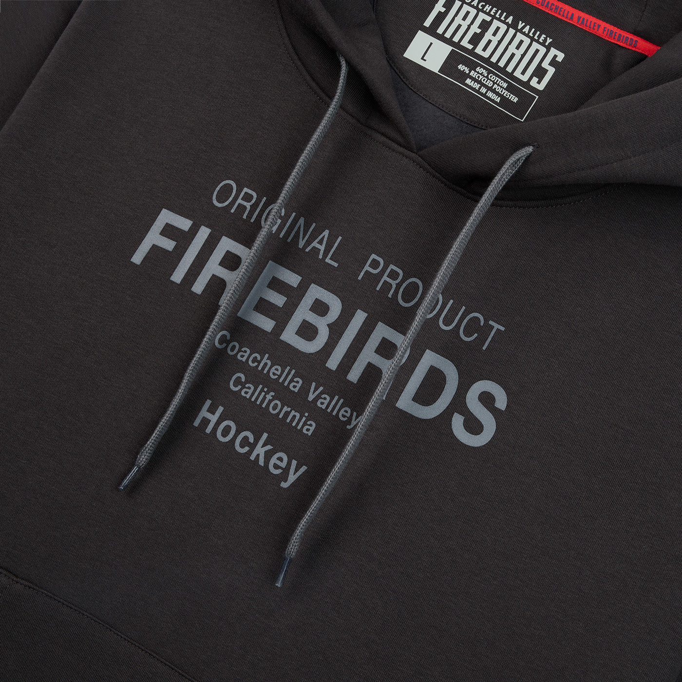 Coachella Valley Firebirds Oversized Black Hoodie