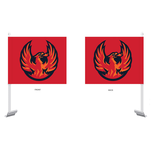 Coachella Valley Firebirds Primary Red Car Flag