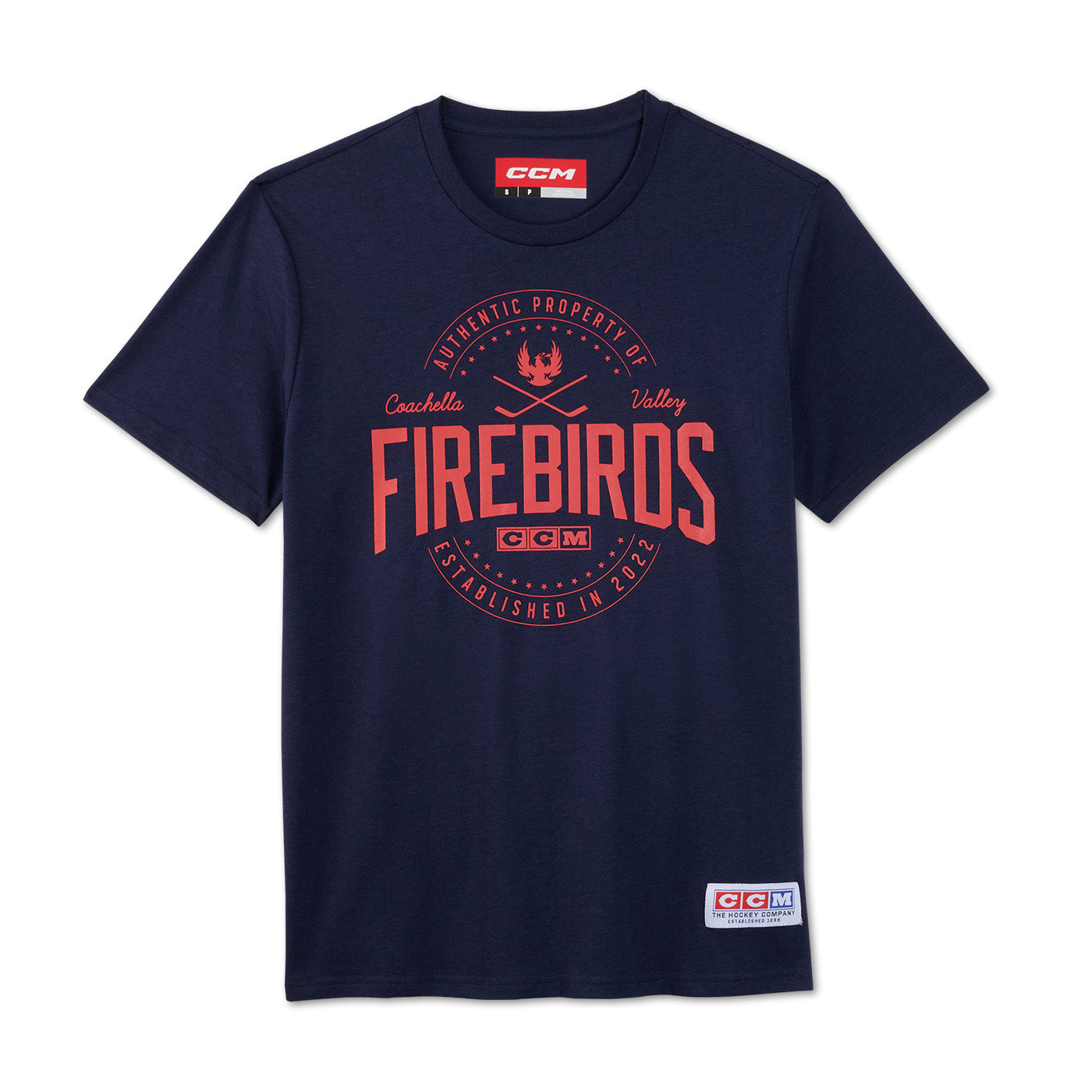 Coachella Valley Firebirds CCM Label Tee