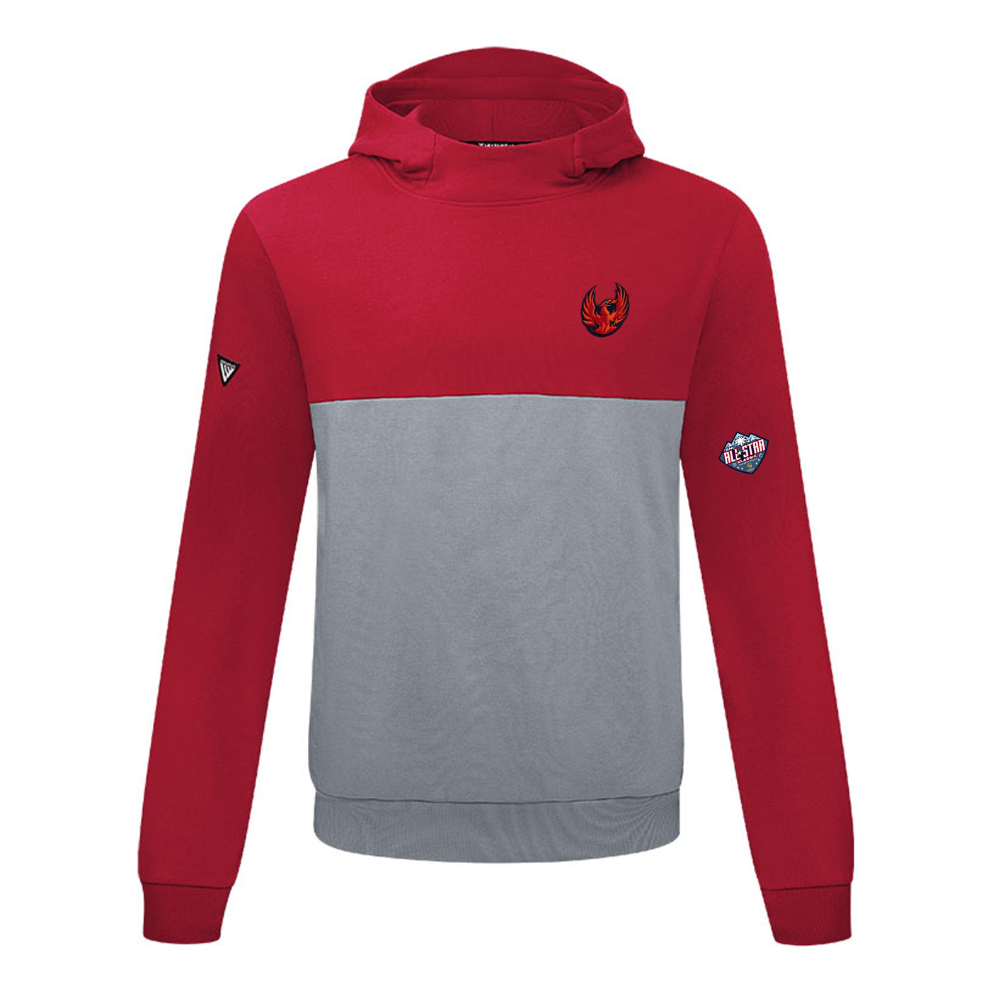 Coachella Valley Firebirds Bracket Pebble Red Hoodie