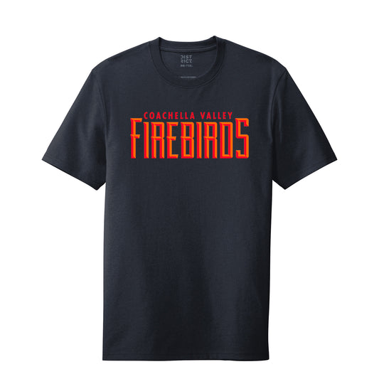 Coachella Valley Firebirds Wordmark Re-Tee True Navy