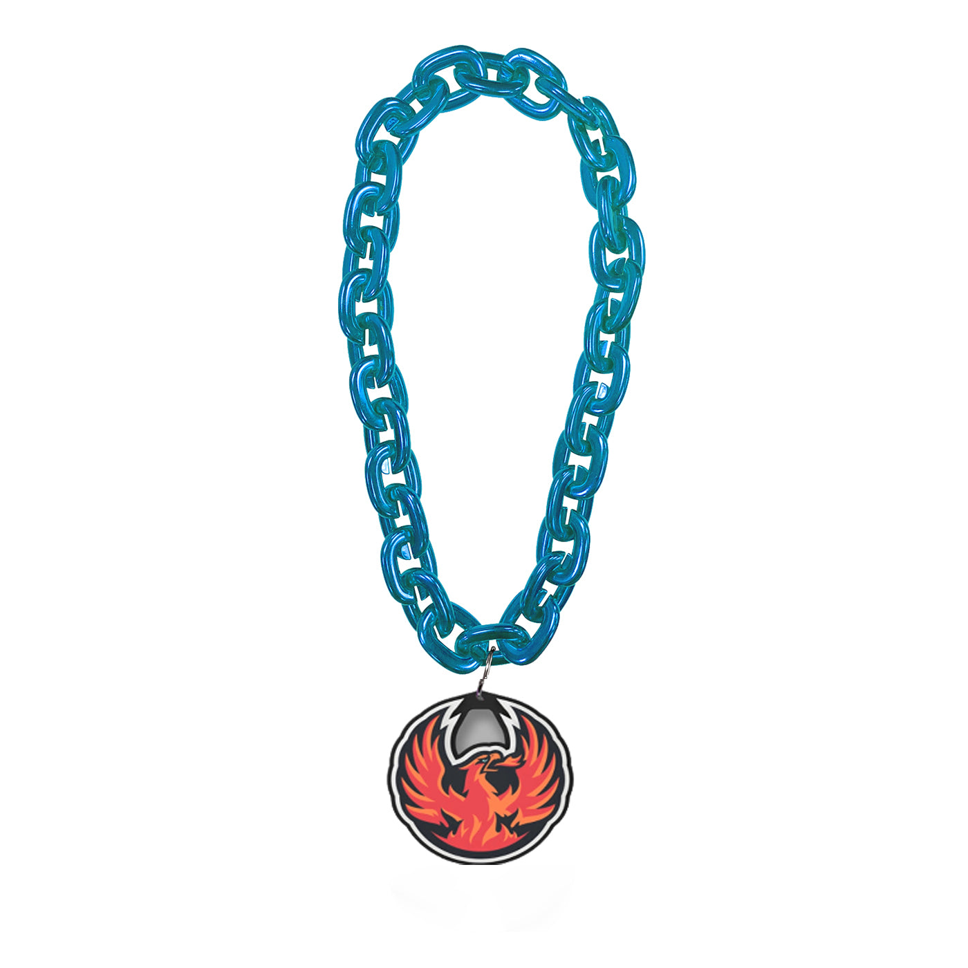 Coachella Valley Firebirds Primary Turquoise Fan Chain