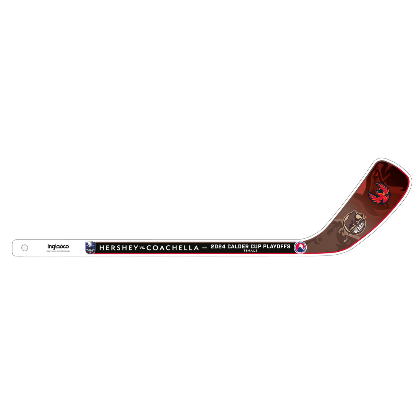 Coachella Valley Firebirds 2024 Calder Cup Matchup Wood Mini Stick