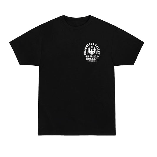 Coachella Valley Firebirds VGHC Arch Primary Black Tee