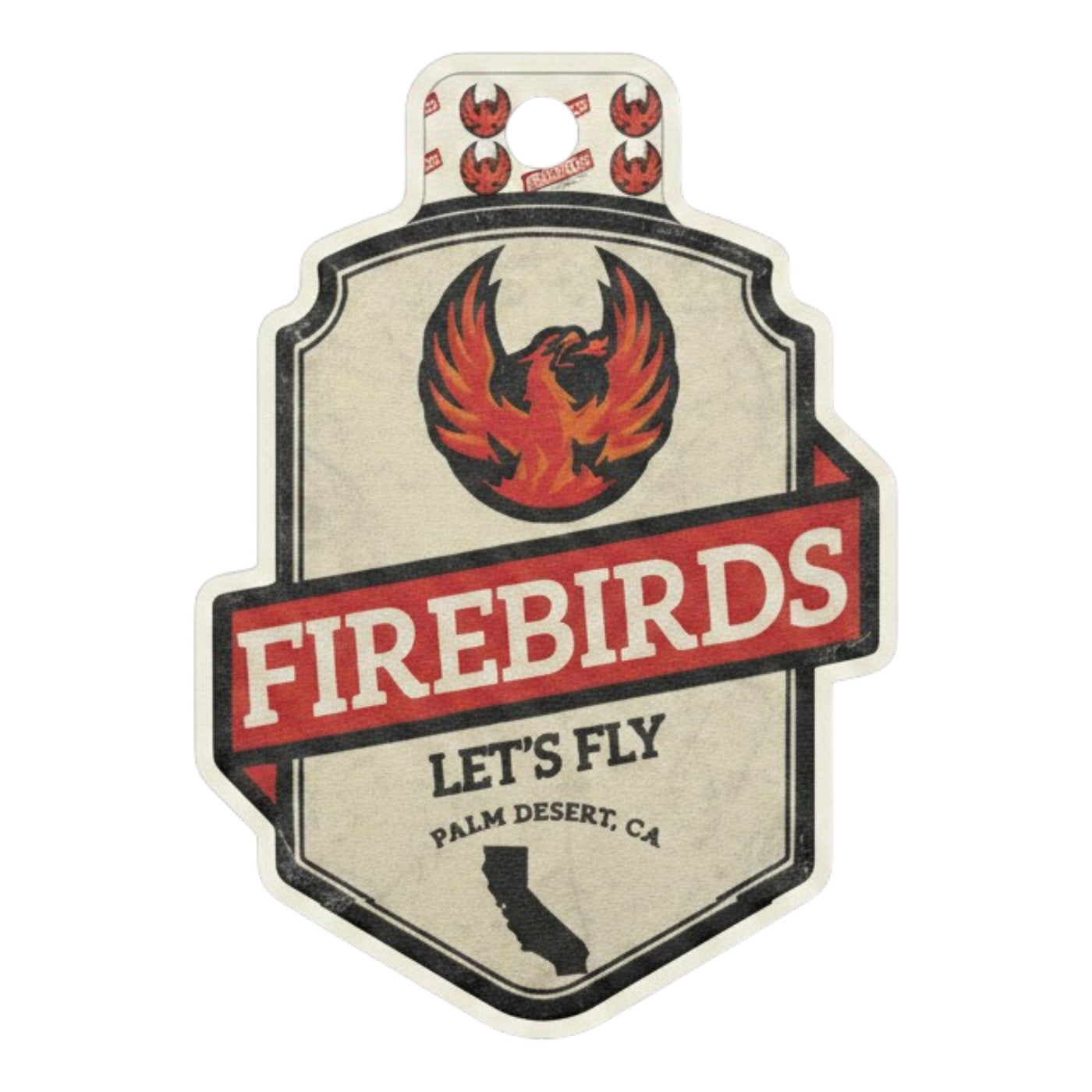 Coachella Valley Firebirds Ice Scratch Sticker