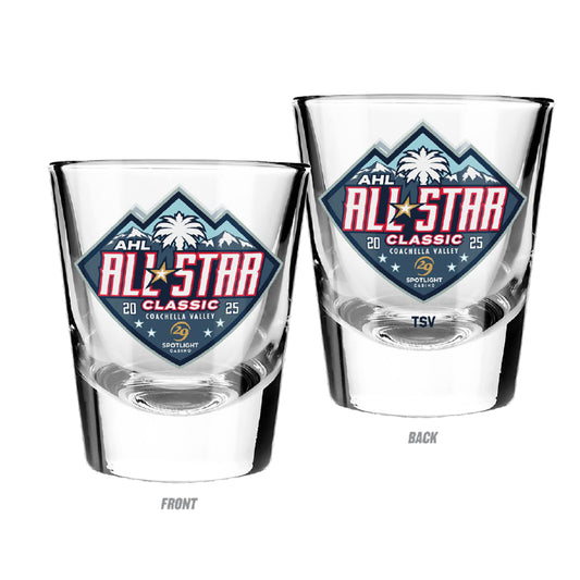 The 2025 AHL All Star Game Shot Glass