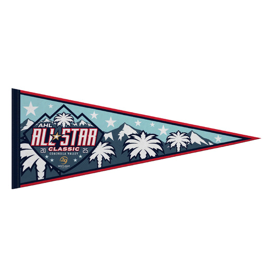 The 2025 AHL All Star Game 12x30 Pennant