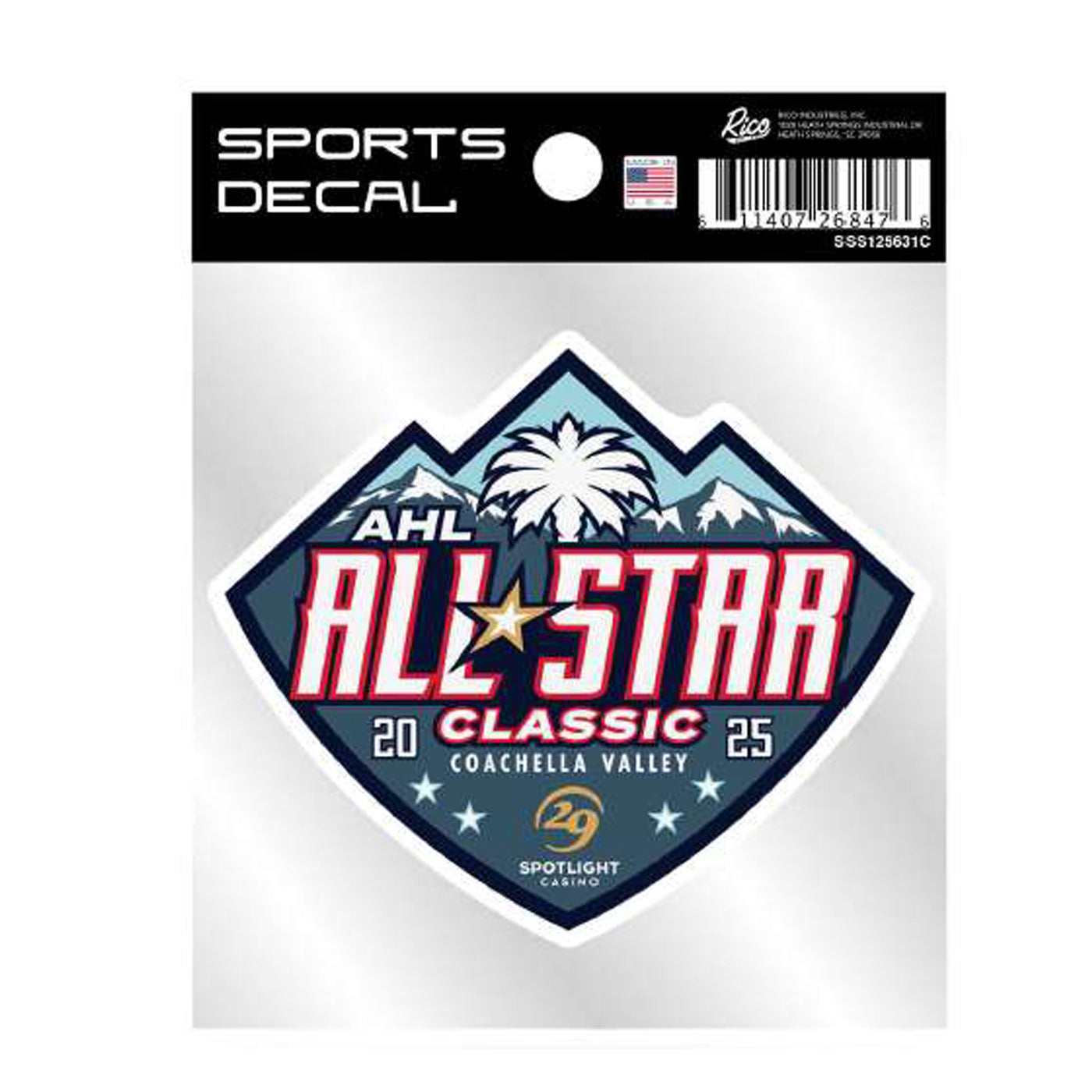 The 2025 AHL All Star Game Decal