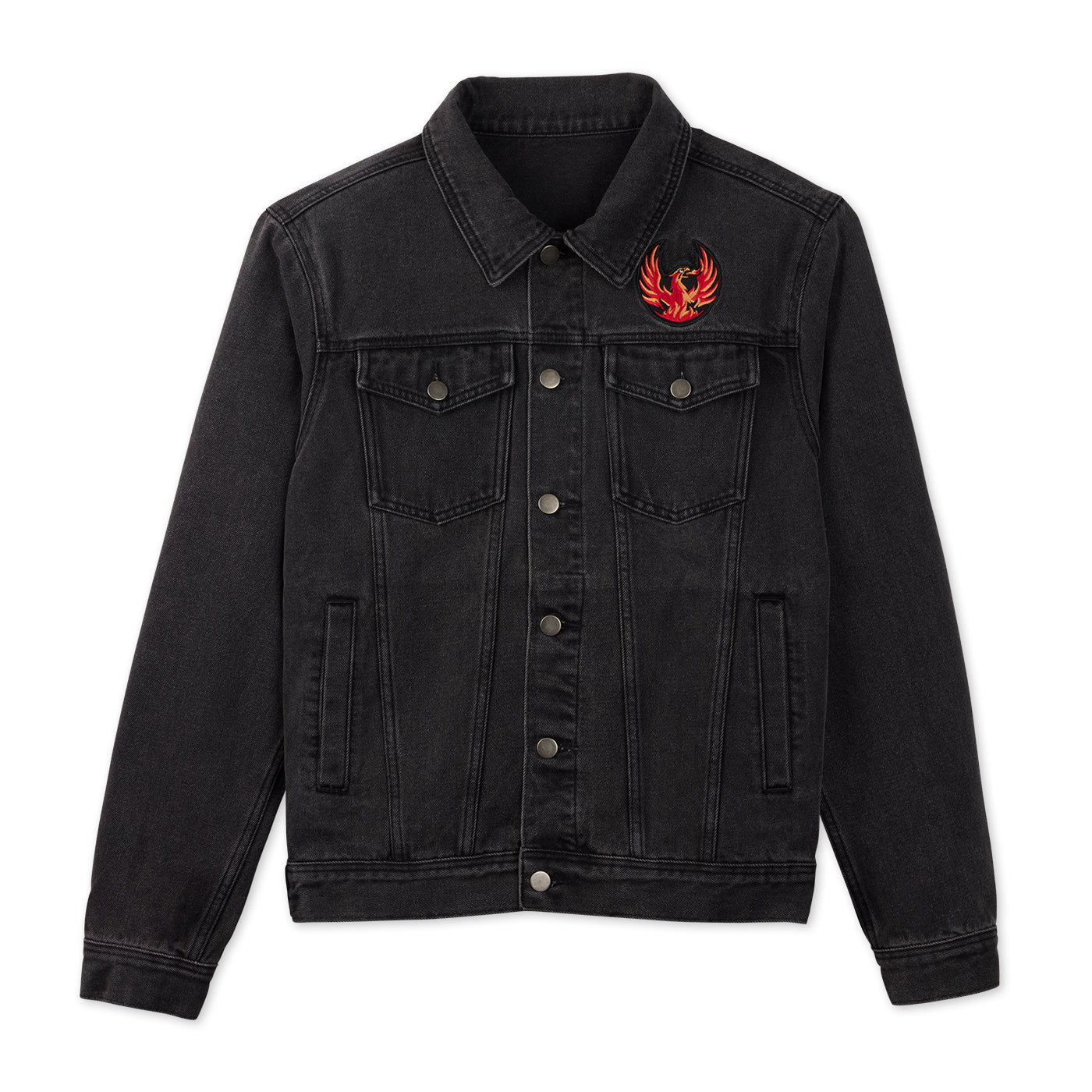 Coachella Valley Firebirds Womens Chenille Denim Jacket
