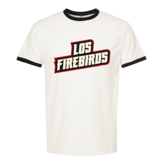Coachella Valley Firebirds Los Firebirds Wordmark Ringer Tee