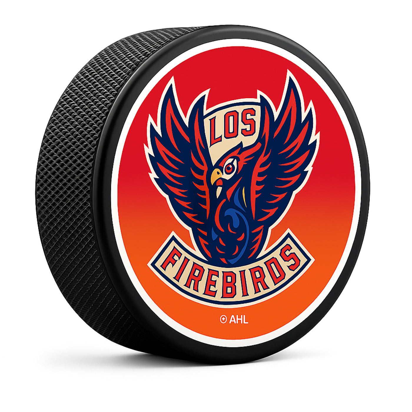 Coachella Valley Firebirds Los Firebirds Logo Puck