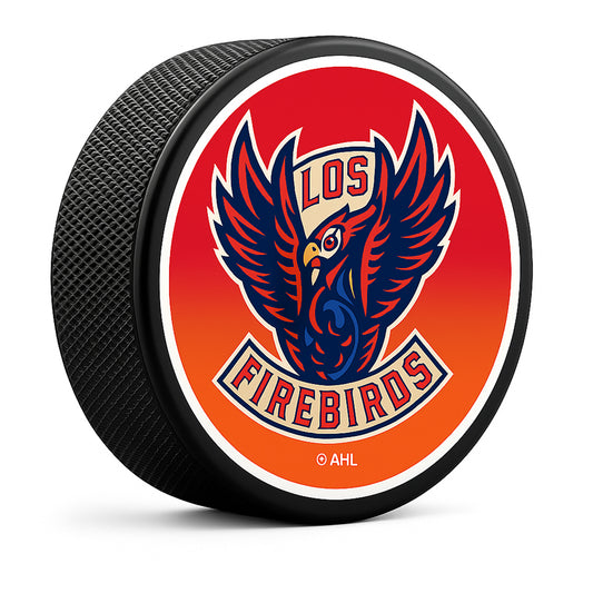 Coachella Valley Firebirds Los Firebirds Logo Puck