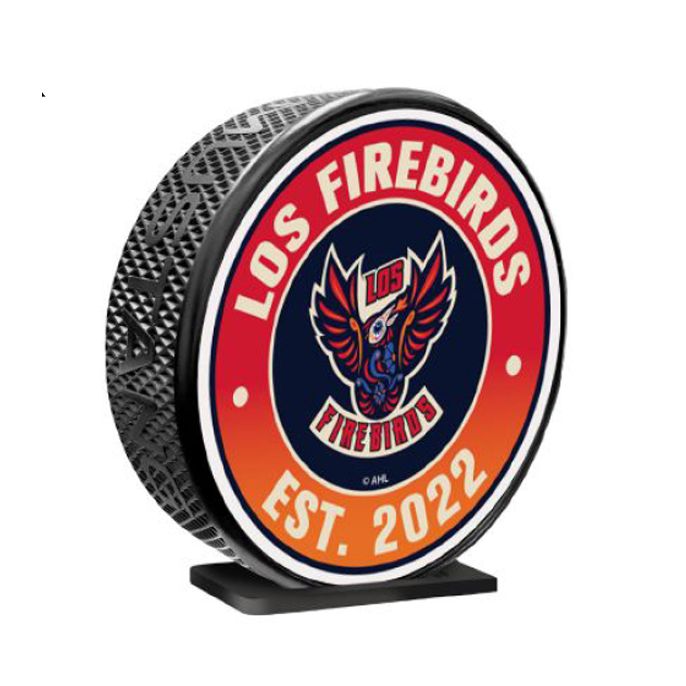 Coachella Valley Firebirds Los Firebirds Logo EST 2022 MEGA Puck