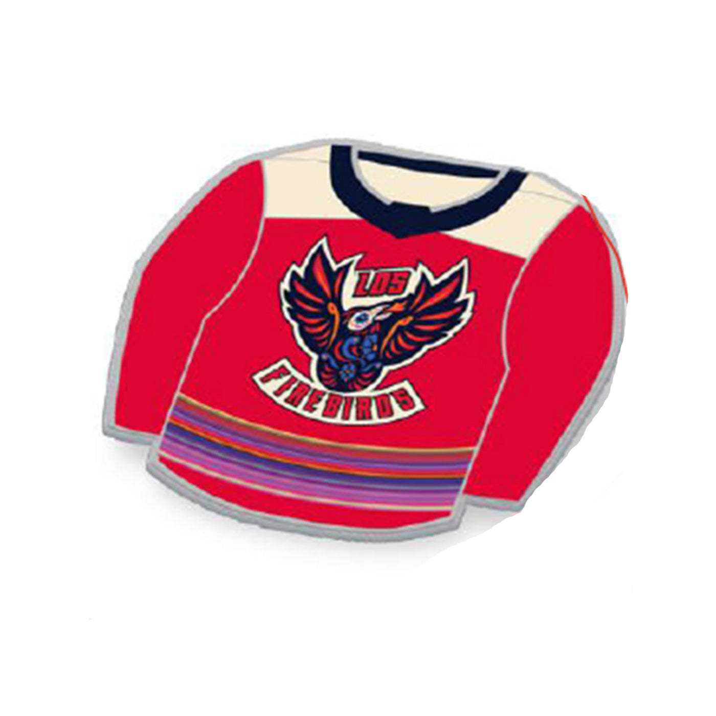 Coachella Valley Firebirds Los Firebrids Jersey Pin
