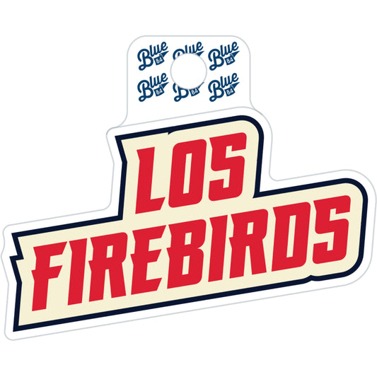 Coachella Valley Firebirds Los Firebirds Wordmark Logo Sticker