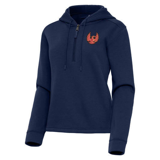 Coachella Valley Firebirds Primary Quarter Zip Womens Hoodie