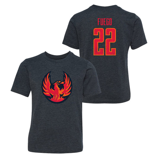 Coachella Valley Firebirds Fuego Name Number Youth Tee